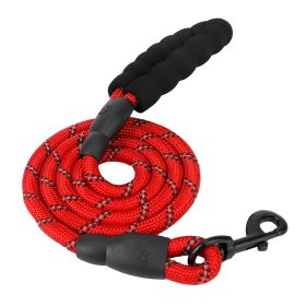 5FT Dog Leash Dog Training Walking Lead w/ Foam Handle Highly Reflective Treads Strong Nylon Dog Rope For Small Medium Dogs 5FT Dog Leash Dog Training Walking Lead w/ Foam Handle Highly Reflective Treads Strong Nylon Dog Rope For Small Medium Dogs