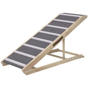 Dog Ramp for Couch, Foldable Pet Ramp for Small to Large Dog, 4 Adjustable Height from 16" to 23.5" Dog Ramp for Couch, Foldable Pet Ramp for Small to Large Dog, 4 Adjustable Height from 16" to 23.5"